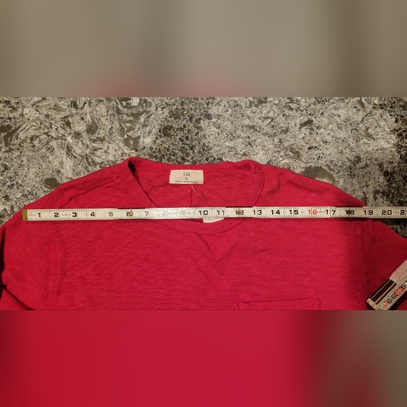 Anthropologie T.La Cropped Long Sleeved Tee - Picture 9 of 12